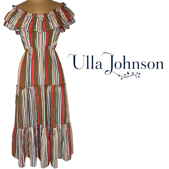 Ulla Johnson Dresses & Skirts - Ulla Johnson Verena Poppy Striped Maxi Dress Size 4